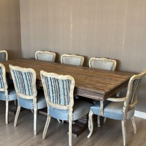 masif ladin yemek masası takımı