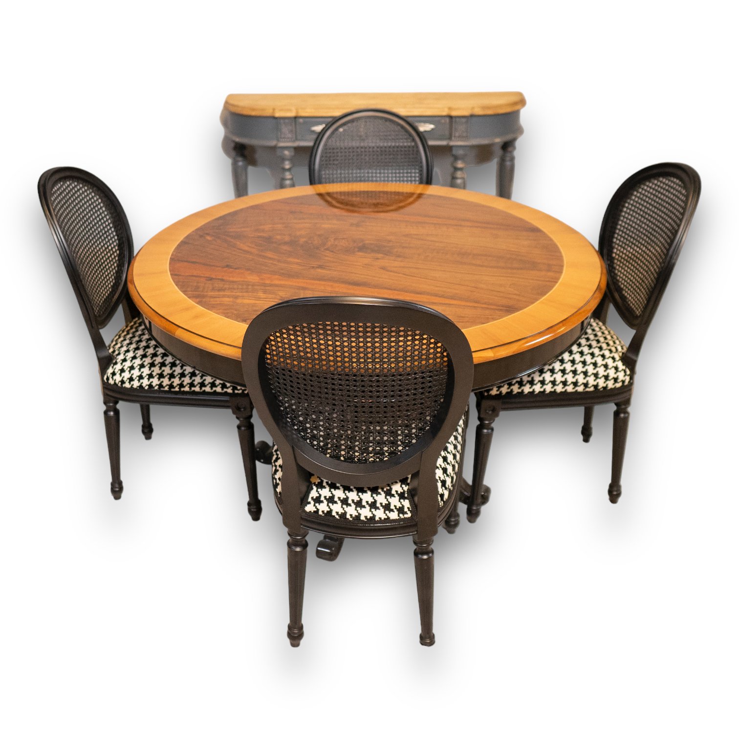 giugno yuvarlak yemek masası takımı