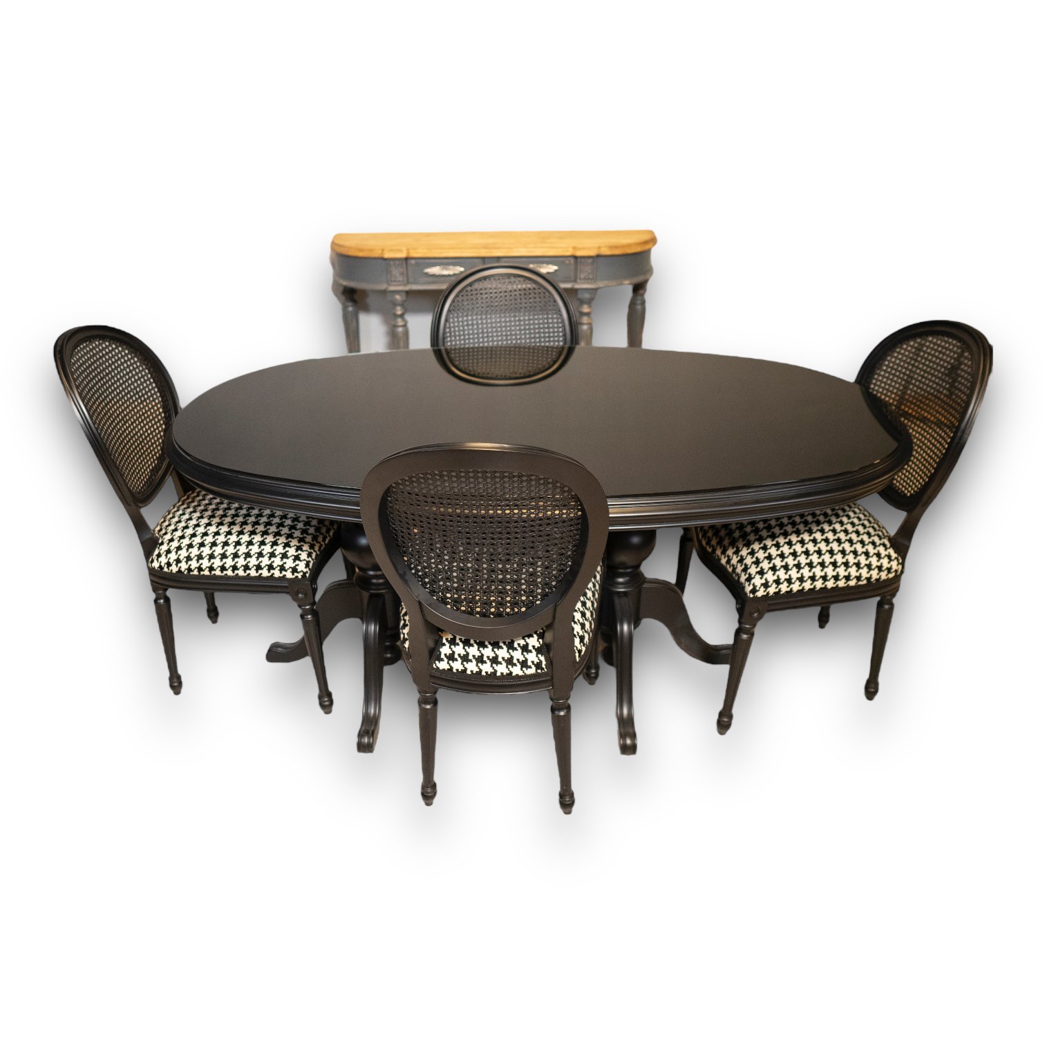 giglio yuvarlak yemek masası takımı