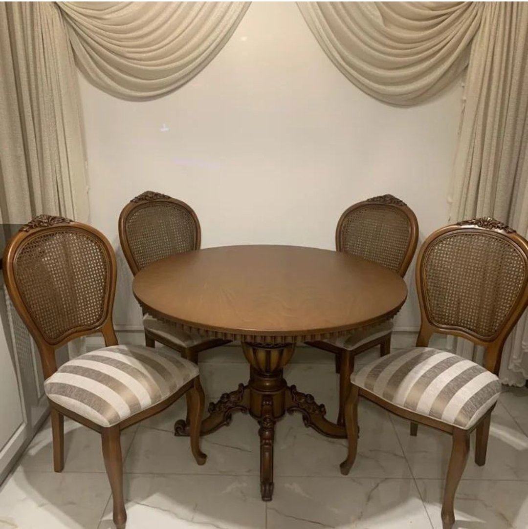 yuvarlak yemek masası takımı